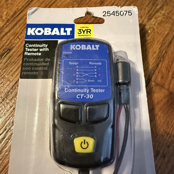Kobalt Continuity Tester‎ With Remote Battery Included 2545075 - Picture 3 of 3